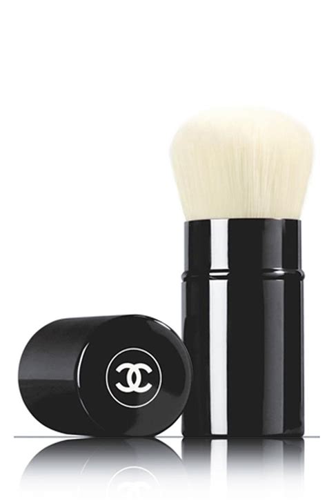 chanel makeup brush set|chanel retractable kabuki brush.